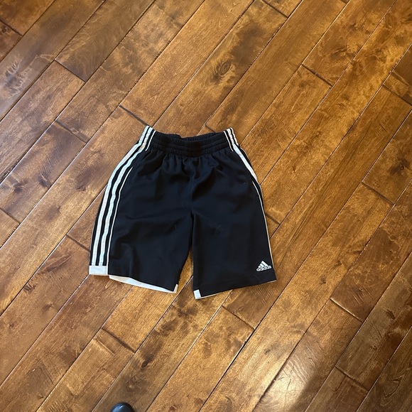 adidas Other - adidas Black Kids Shorts with White‎ Stripes Size L